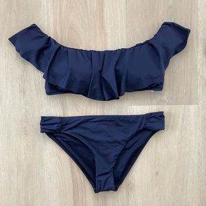 Trina Turk Off the Shoulder Bandeau Bikini Set
